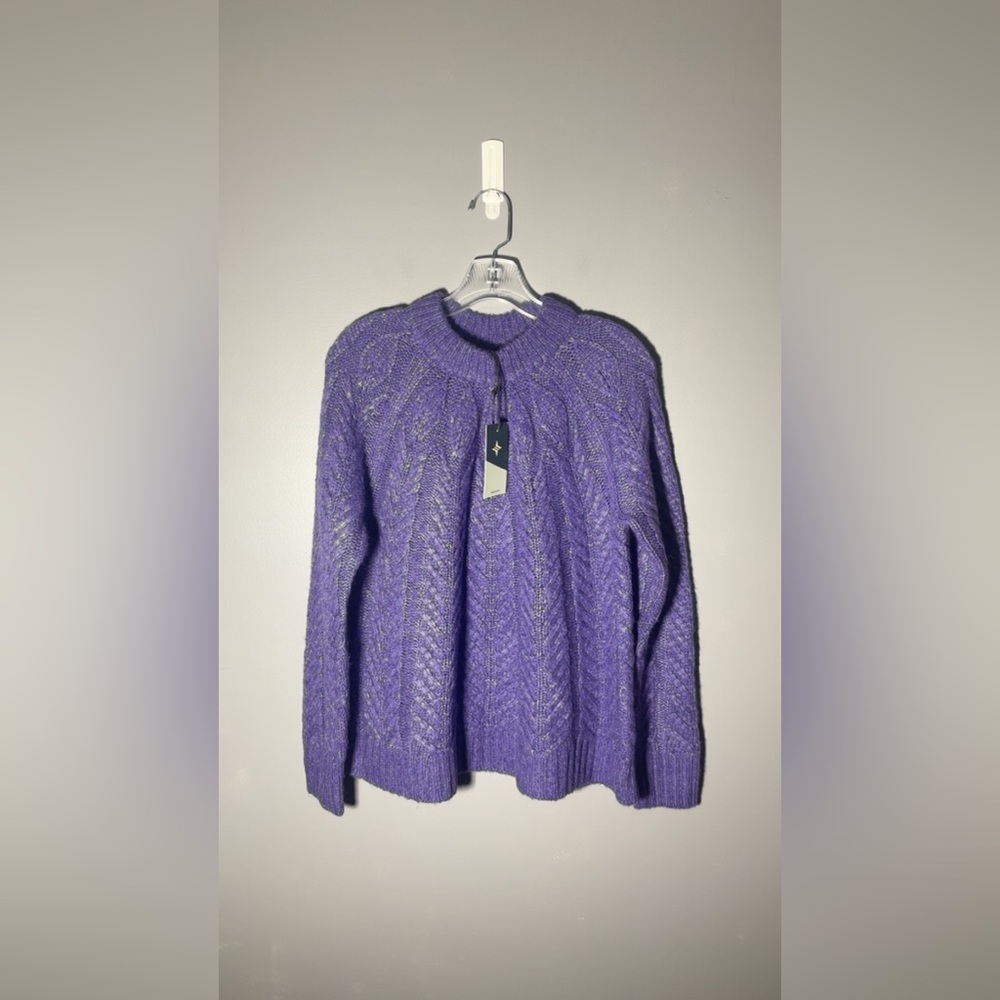 Tuckernuck Purple Peacock Sweater Size Small